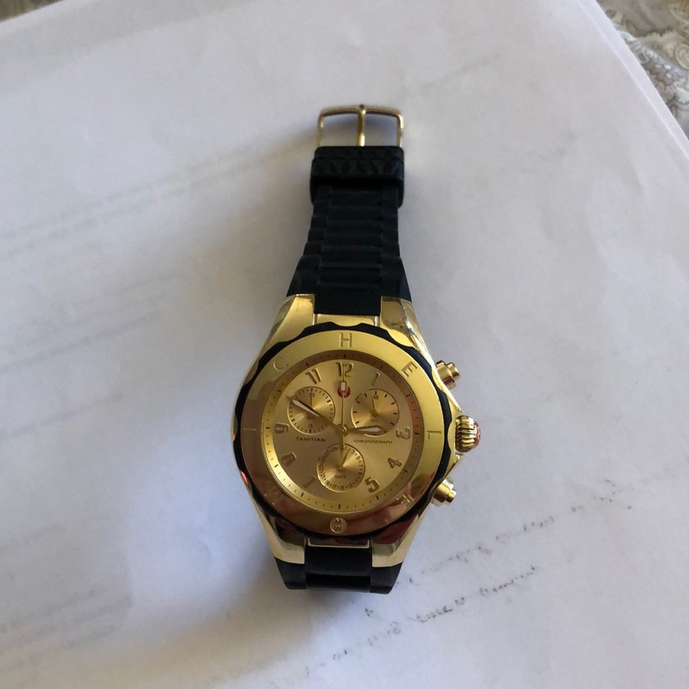 Michele Tahitian jelly bean Black